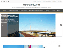 Tablet Screenshot of mauriziolucca.com